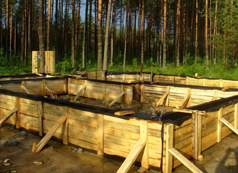 Съемная деревянная опалубка Съемная деревянная опалубка для фундамента