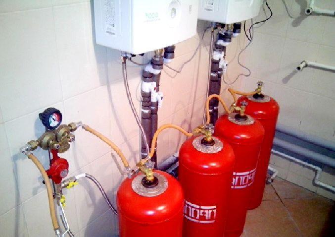 Отопление посредством сжиженного газа